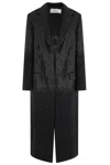 Giuseppe Di Morabito Long Black Wool Coat In Black