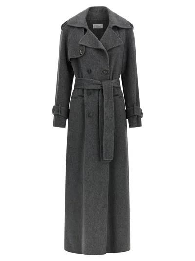 Giuseppe Di Morabito Long Coat Coats And Trench Coats Gray