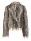 Giuseppe Di Morabito Eco Long Hair Fur Gray In Multi