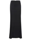 Giuseppe Di Morabito Stretch Viscose Long Skirt In Black
