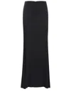 Giuseppe Di Morabito Stretch Viscose Long Skirt In Black