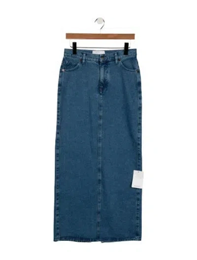 Pre-owned Giuseppe Di Morabito Long Skirt W/ Tags In Blue