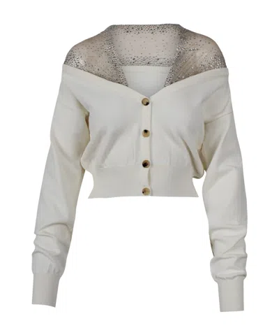 Giuseppe Di Morabito Long-sleeved Button-down Cardigan In Gray
