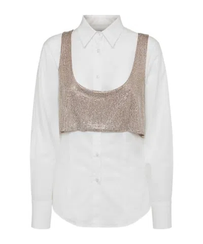 Giuseppe Di Morabito Long-sleeved Shirt In White