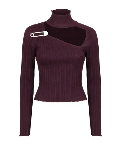 Giuseppe Di Morabito Long-sleeved Sweater In Purple