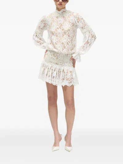 Giuseppe Di Morabito Long-sleeve Mini Dress In Red