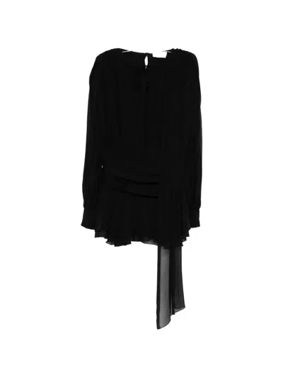 Giuseppe Di Morabito Long-sleeves Mini Dress In Black