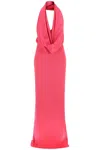 Giuseppe Di Morabito Women's Maxi Gown With Built-in Hood In Pink