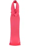 Giuseppe Di Morabito Women's Maxi Gown With Built-in Hood In Purple