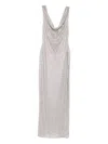 Giuseppe Di Morabito Micro Rhinestone Dress In Neutral
