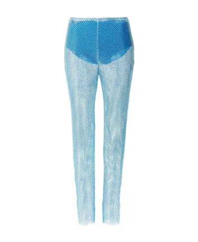 Giuseppe Di Morabito Mid-rise Skinny Cut Leggings In Blue