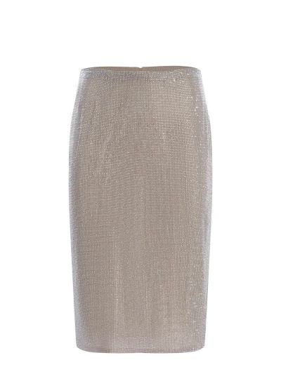 Giuseppe Di Morabito Midi Skirt  In Beige