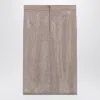 Giuseppe Di Morabito Midi Skirt With Silver Rhinestones