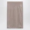 Giuseppe Di Morabito Midi Skirt With Silver Rhinestones