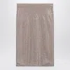 Giuseppe Di Morabito Midi Skirt With Silver Rhinestones In Metal