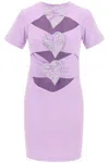 GIUSEPPE DI MORABITO GIUSEPPE DI MORABITO MINI CUT-OUT DRESS WITH APPLIED ANTHUR