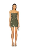 Giuseppe Di Morabito Mini Dress In Olive