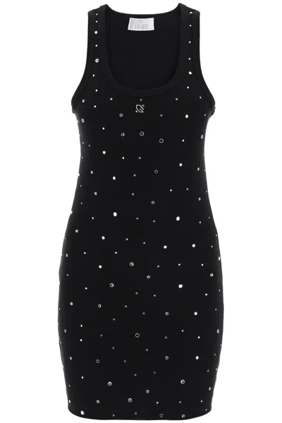 Giuseppe Di Morabito Crystal-embellished Mini Dress In Black