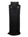 Giuseppe Di Morabito Long Dress With Open Sleeves In Black