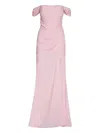 Giuseppe Di Morabito Draped Mini Crepe Dress With Side Slit