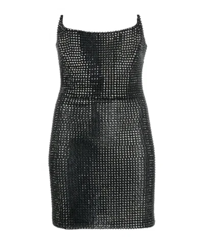 Giuseppe Di Morabito Off-shoulder Stud-embellished Minidress