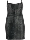 Giuseppe Di Morabito Off-shoulder Stud-embellished Minidress In Black