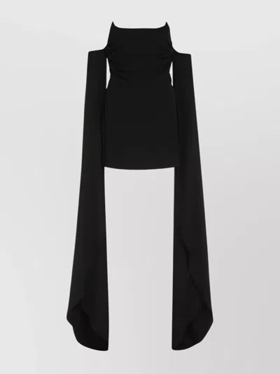 GIUSEPPE DI MORABITO OFF-THE-SHOULDER DESIGN MINI DRESS