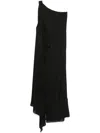 Giuseppe Di Morabito One-shoulder Lo9ng Dress In Black