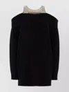 Giuseppe Di Morabito Oversized Knit Sweater Off-the-shoulder Style In Multi