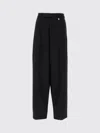 Giuseppe Di Morabito High Waist Wide-leg Wool Trousers In Black
