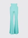 Giuseppe Di Morabito Cady Envers Satin Light Blue Pants In Blue