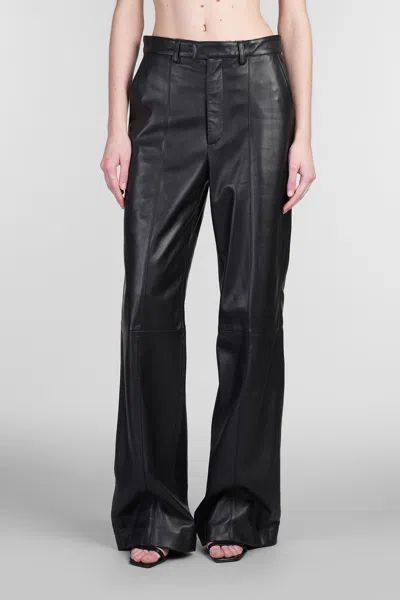 Giuseppe Di Morabito Pants In Black Leather