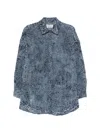 Giuseppe Di Morabito Patterned Shirt In Blue