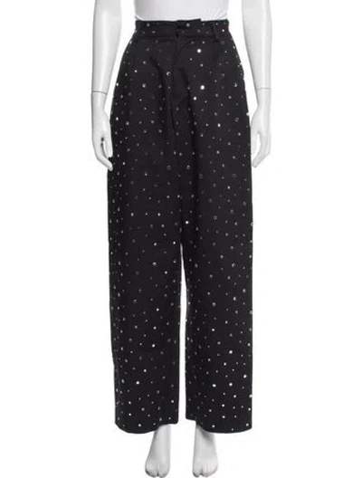 Pre-owned Giuseppe Di Morabito Patterned Wide Leg Pants W/ Tags In Blue