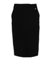 Giuseppe Di Morabito Tailored Black Midi Skirt In Black
