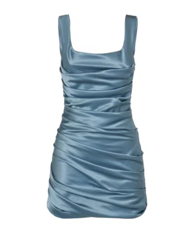 Giuseppe Di Morabito Pendulous Mini Dress In Blue
