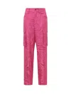 Giuseppe Di Morabito Pink Crop Pants In Pink