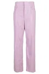Giuseppe Di Morabito Wide-leg Pants With Crystals In Purple