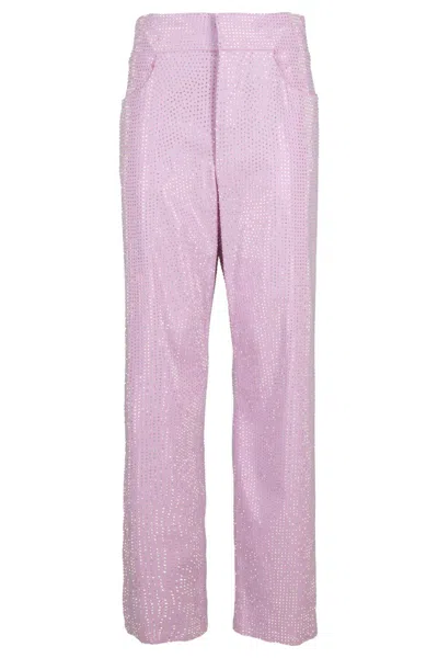Giuseppe Di Morabito Pink Pants With Glitter Thermostrass
