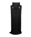 Giuseppe Di Morabito Long Dress With Open Sleeves In Black