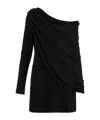 Giuseppe Di Morabito Gathered Jersey Mini Dress In In Black