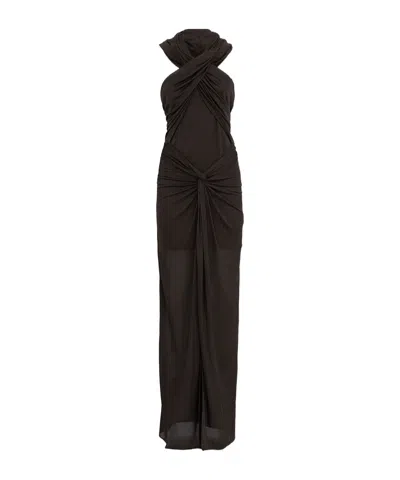 Giuseppe Di Morabito Pleated-design Dress In Black