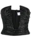 Giuseppe Di Morabito Mesh Top In Black