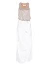 Giuseppe Di Morabito Crystal-embellished Tank Top In Silver In White