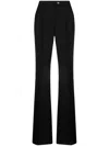 Giuseppe Di Morabito Press Crease Flared Trousers In Black