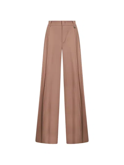 Giuseppe Di Morabito Pressed-crease Wide-leg Trousers In Brown