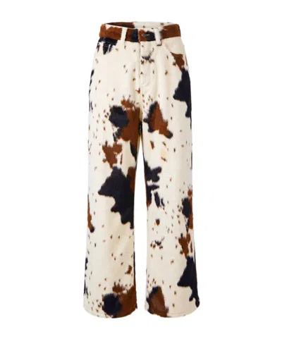 Giuseppe Di Morabito Printed Casual Trousers In White