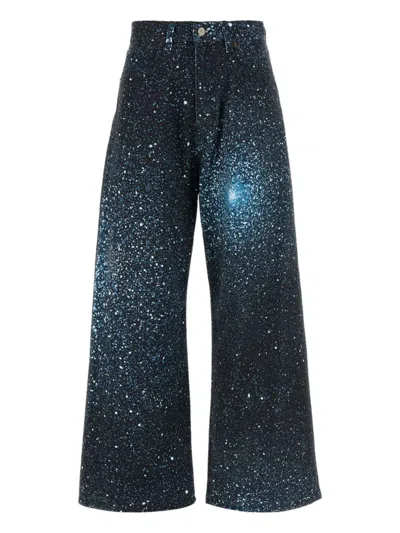 GIUSEPPE DI MORABITO PRINTED JEANS
