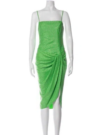 Pre-owned Giuseppe Di Morabito Printed Midi Length Dress In Green