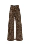 Giuseppe Di Morabito Printed Stretch Polyester Blend Pant In Animal Print